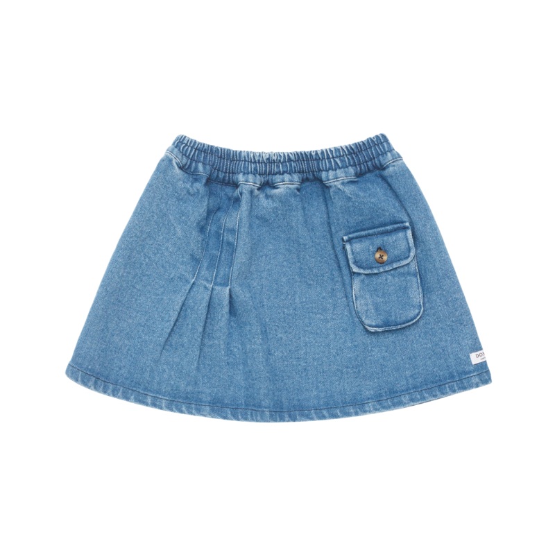 Pelles Denim Skirt | Vintage Blue