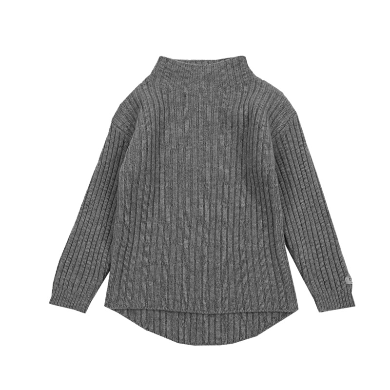 Dai Merino Wool Sweater | Grey Melange P7747353958