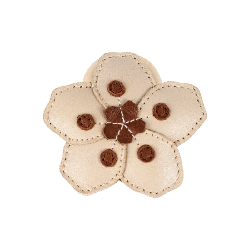 Zaza Fields Hair Tie | Blossom | Powder Metallic Nubuck