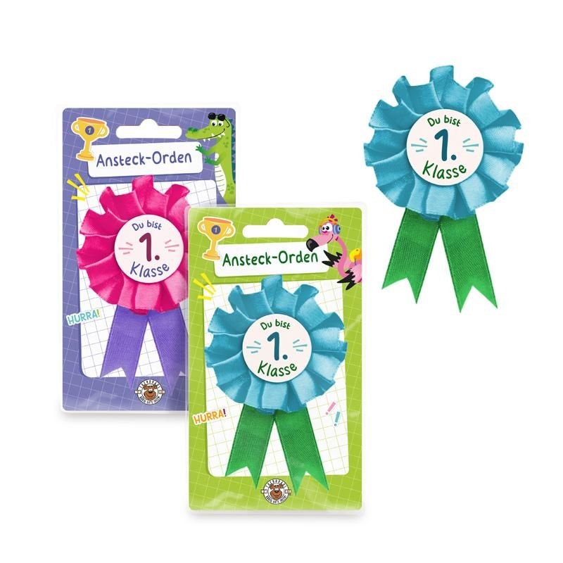 ABC CHAMPIGNONS Ansteck Orden Du bist 1.Klasse