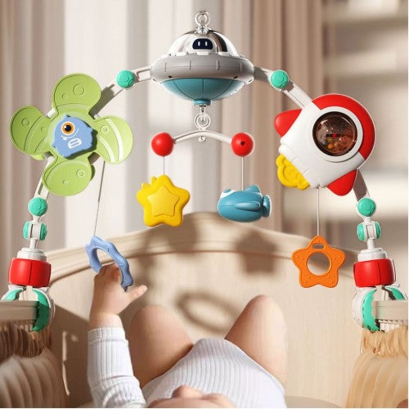 Baby Travel Musical Play Arch on Stroller/Crib/Carseat – Galaxy