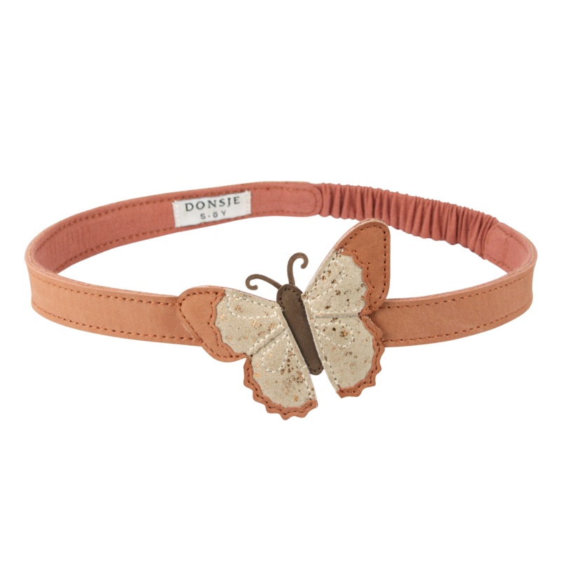 Zaza Headband | Papillon | Walnut Nubuck