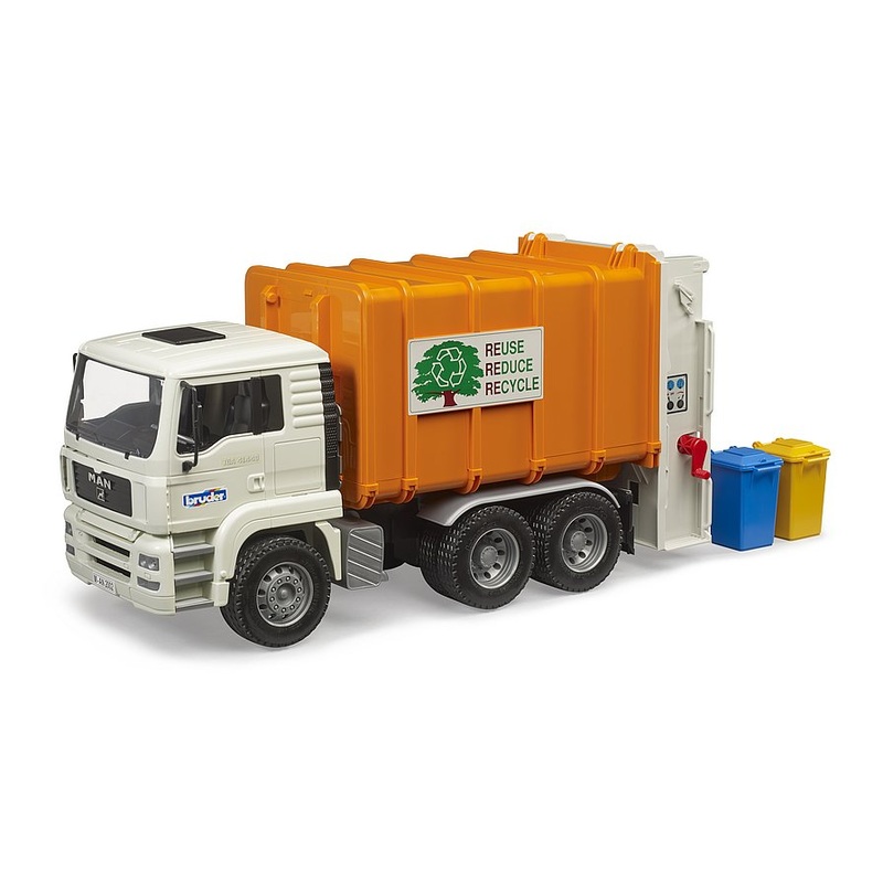 Bruder 2772 MAN TGA Rear loading garbage truck
