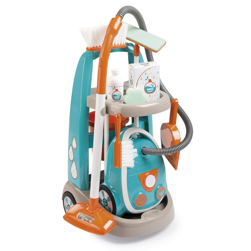 Smoby Cleaning Trolley & Vacuum Cleaner