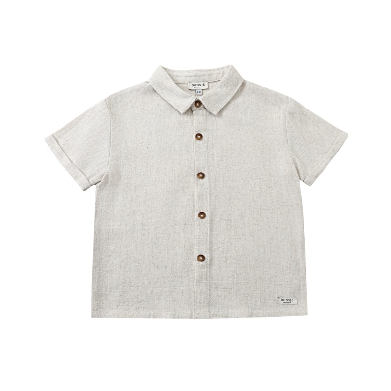 Brammie Shirt | Warm White Melange