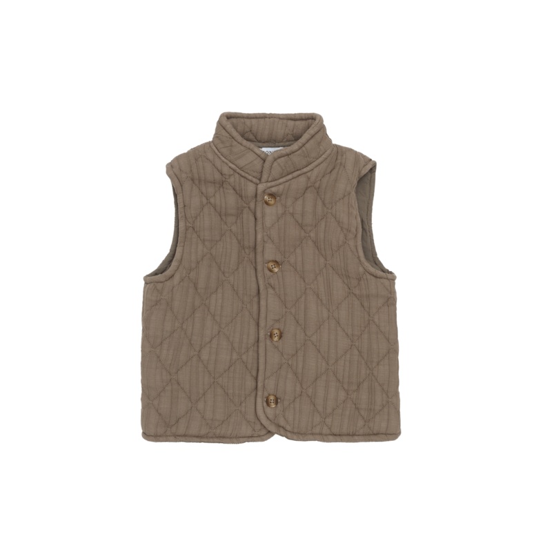 Brieck Waistcoat | Dusty Brown