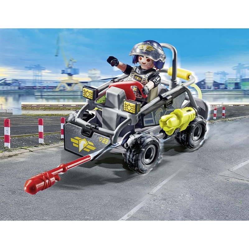PLAYMOBIL 71147 Tactical Unit – Mulit-Terrain Quad