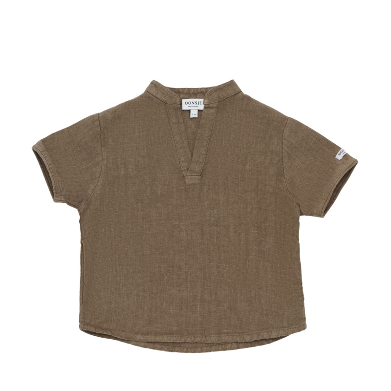 David Linen Shirt | Brown