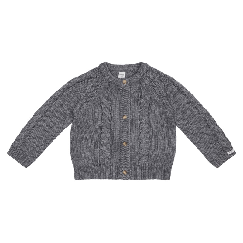 Luko Cardigan | Iron Grey Melange
