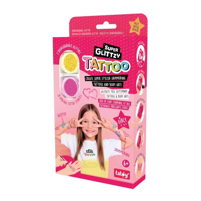 Super Glittzy Tattoo-Set GIRLY