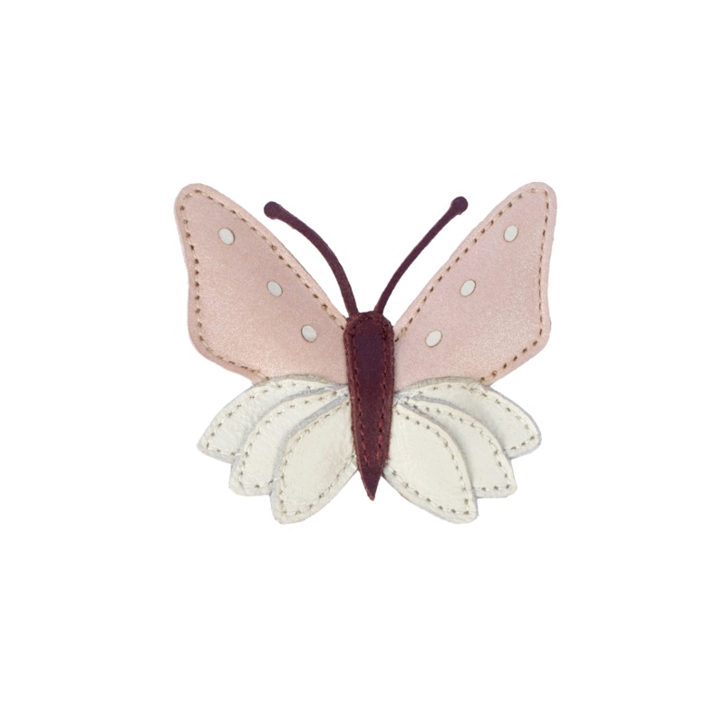 Zaza Sky Hairclip | Butterfly | Powder Metallic Nubuck