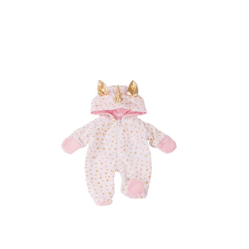 Babypuppen Onesie Einhorn M