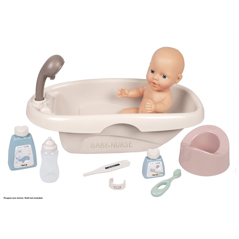 Smoby 220366 Baby Nurse Bath Set And Accessories