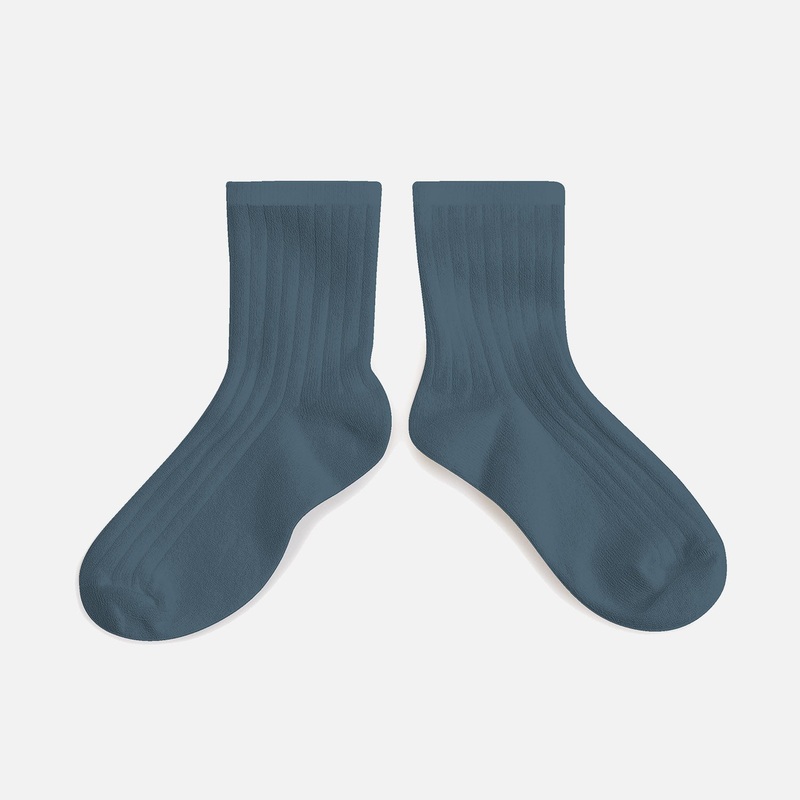 Adults Cotton Short Socks – Ash Blue