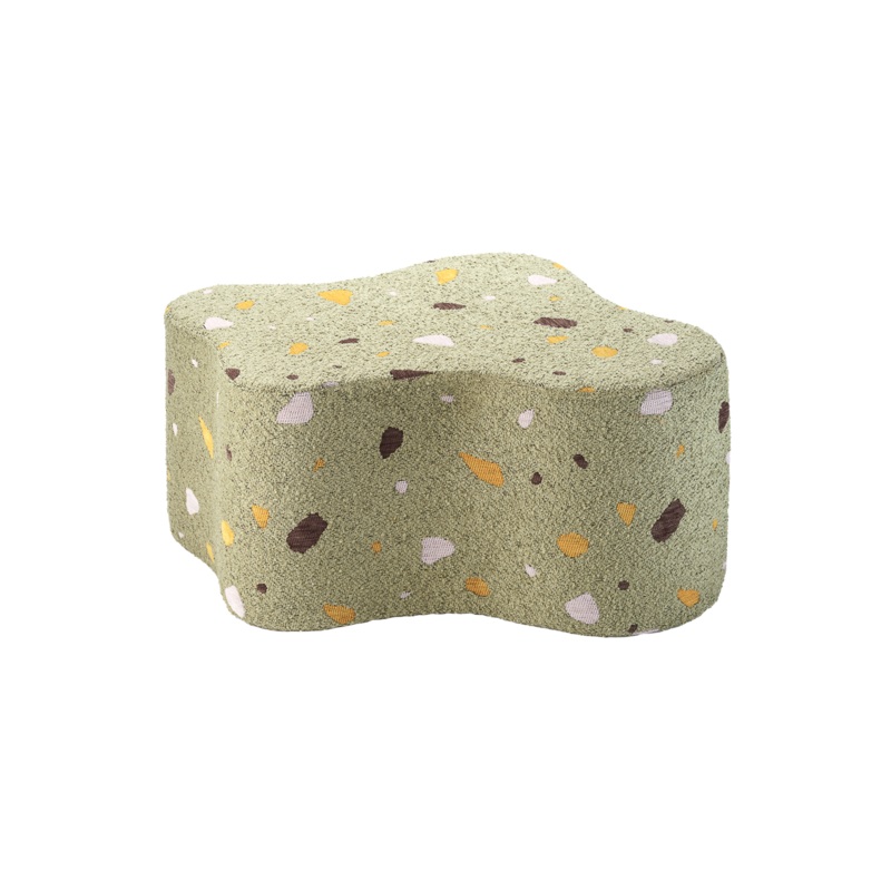 Cloud Pouffe/ Terrazzo Moss