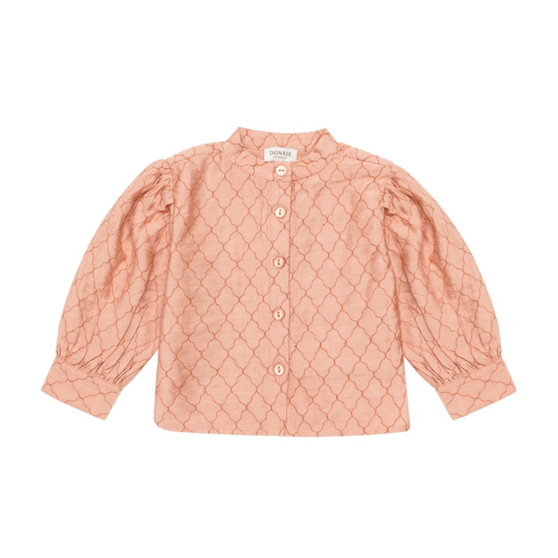 Mieke Blouse | Cloudy Rose – Rust Diamonds