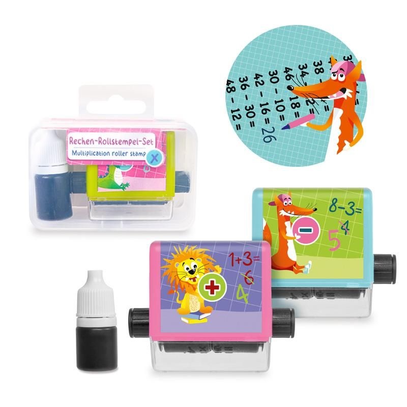 ABC- CHAMPION Rechenrollstempel – Set