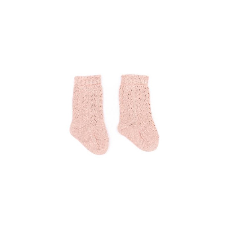 Perforated Socks Baby Girl – PINK 04
