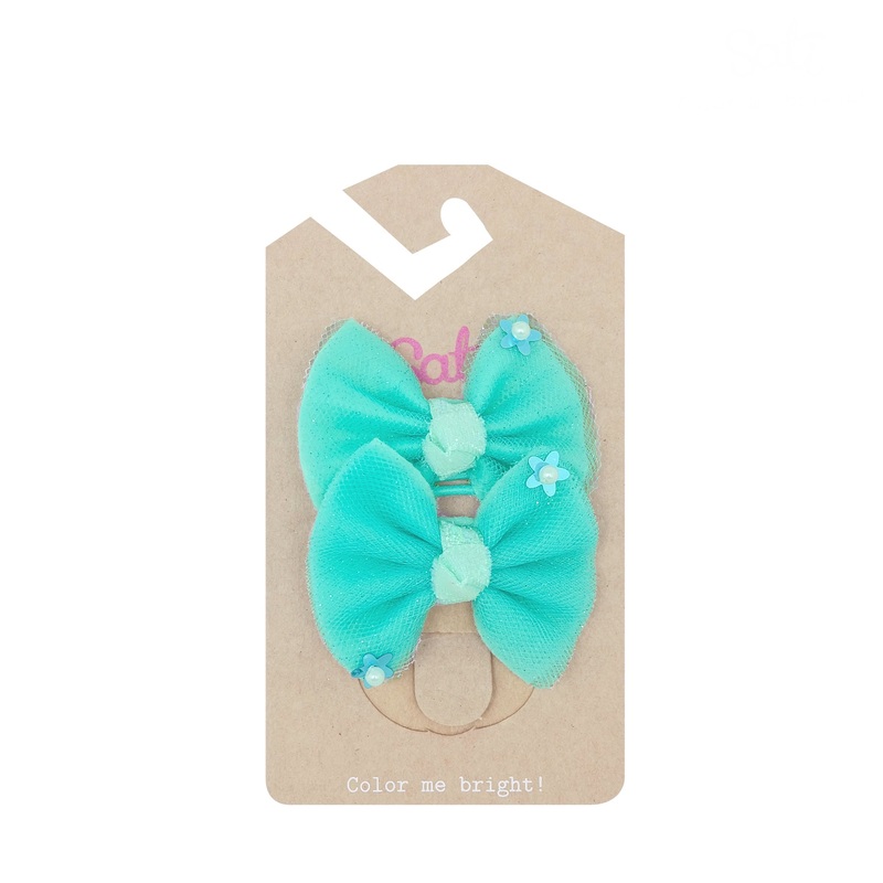T. PONYBAND GREEN BOW Hair Clip