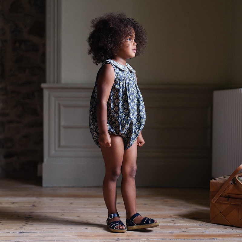 Baby Cotton Iris Romper – Thistle Floral