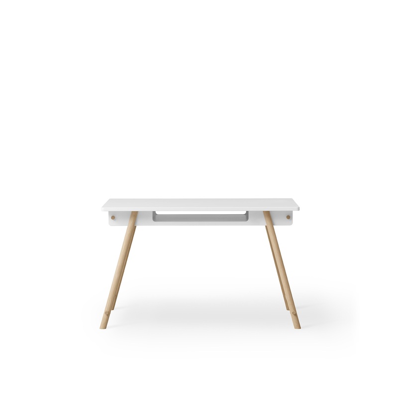 Camp Junior Schreibtisch, hhenverstellbar, wei/Eiche