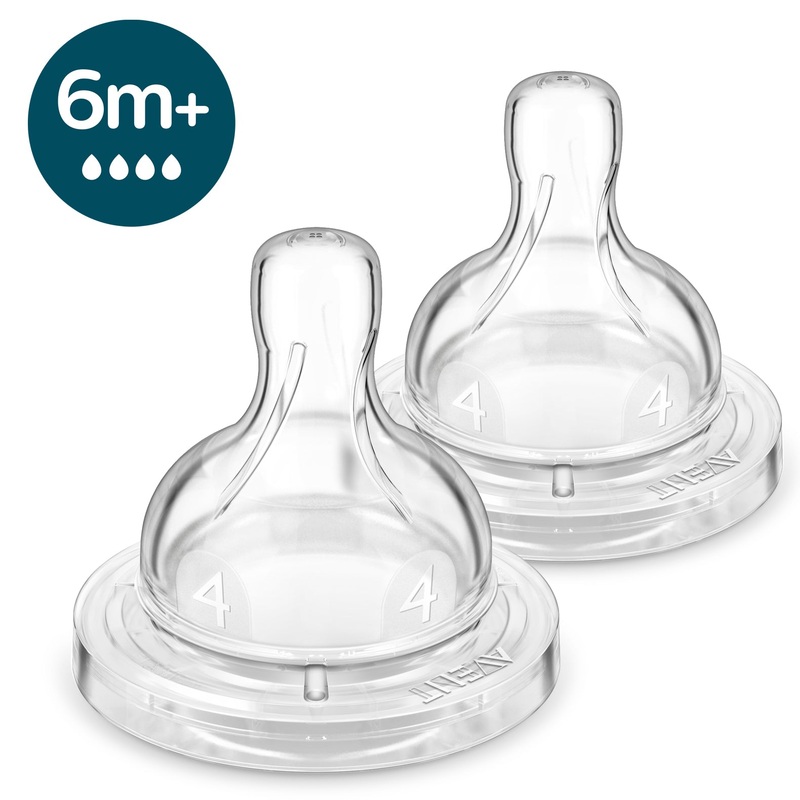 Philips Avent Anti-colic Teats Airflex Flow 4