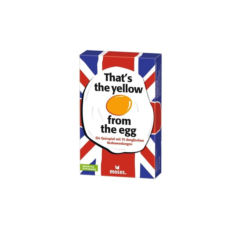 That’s the yellow from the egg – Quizspiel englische Redewendungen