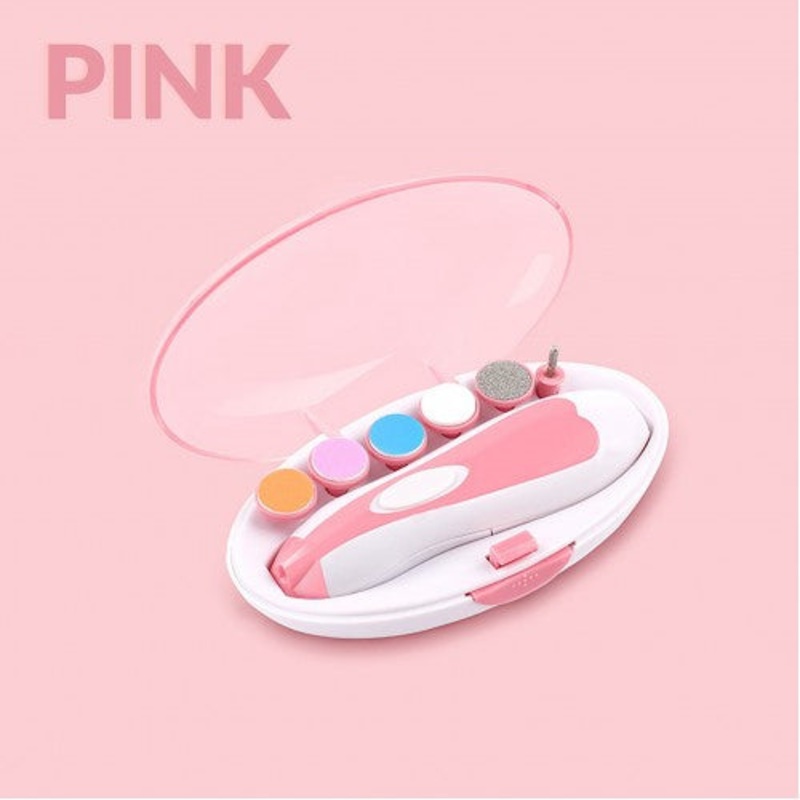 6 in 1 Baby & Kids Electric Nail Trimmer / Polisher Manicure Set A4031180257