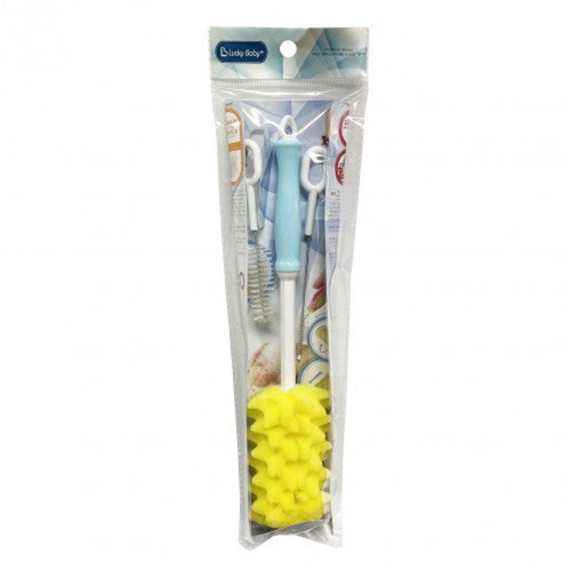 Scratch-less Spongy Bottle & Nipple/Straw Brush