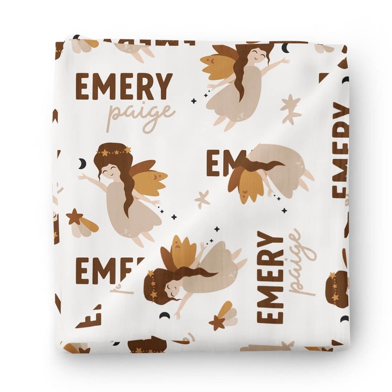 Zodiac Sign Personalized Baby Name Swaddle Blanket | Virgo