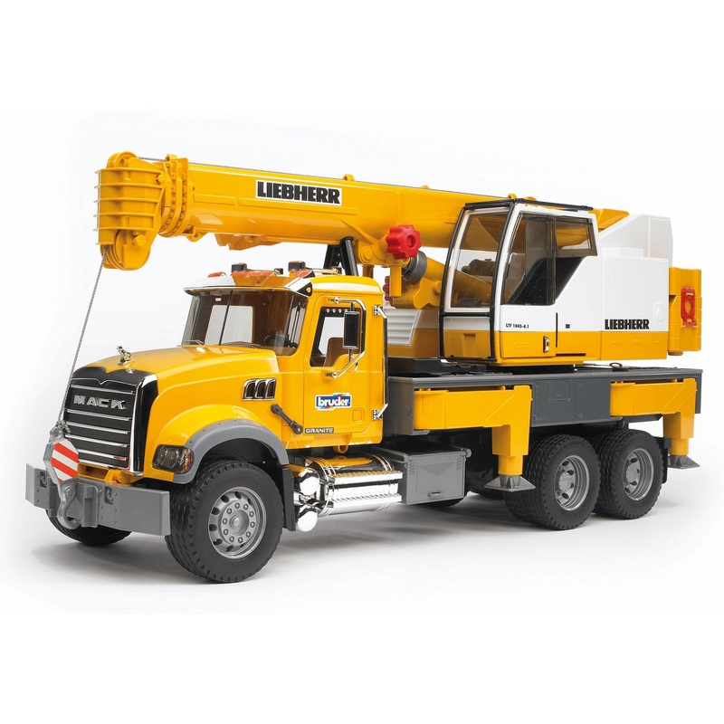 Bruder 2818 MACK Granite Liebherr crane truck