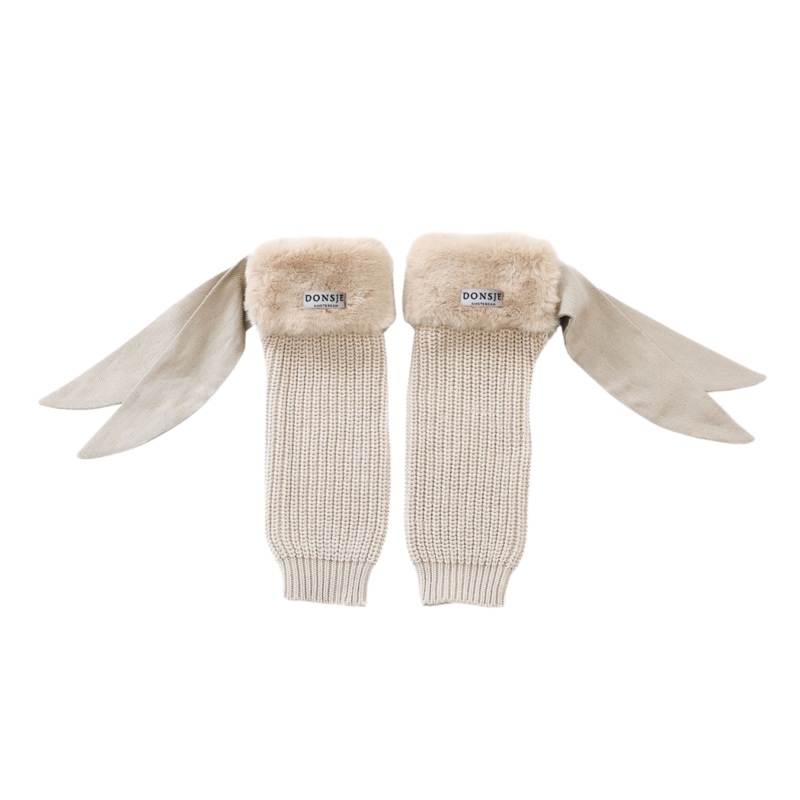 Fida Legwarmers | Light Teddy