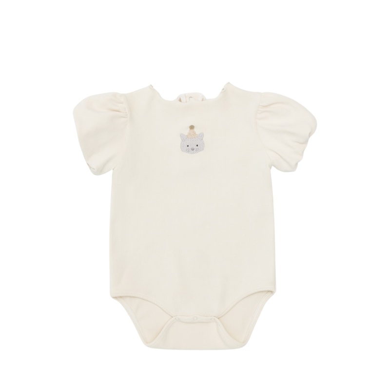 Nowie Bodysuit | Festive Cat | Warm White