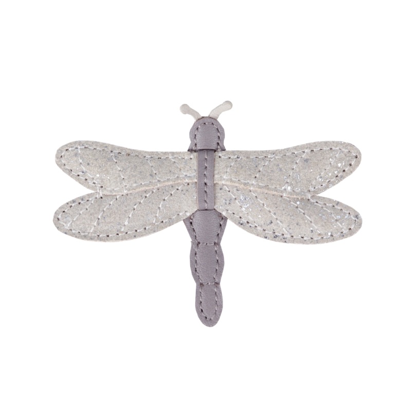Zaza Sky Hairclip | Libelle | Lilac Metallic Suede