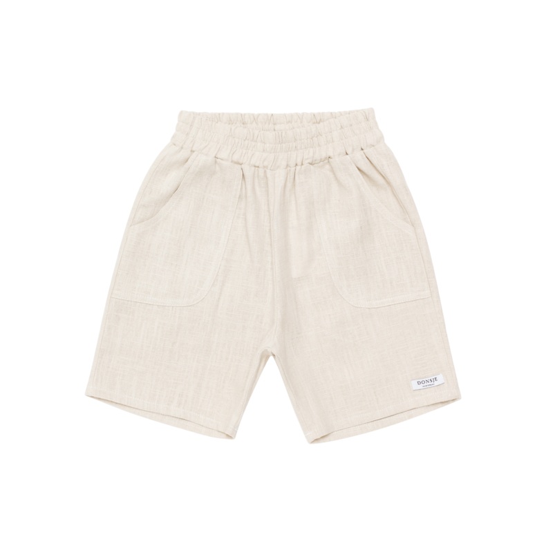 Loanni Linen Shorts | Soft Sand