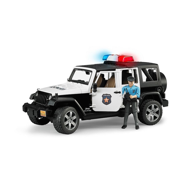 Bruder 2526 Jeep Wrangler Police Vehicle with Police & Accessories