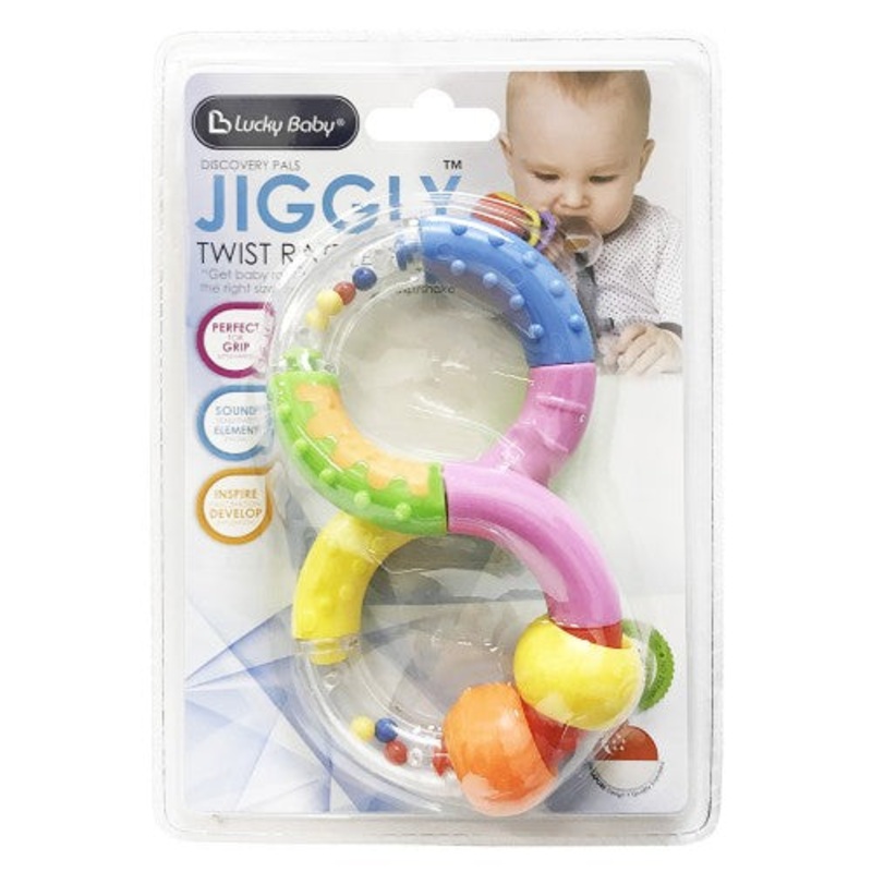 Lucky Baby Discovery Pals Jiggly Rattle Twist
