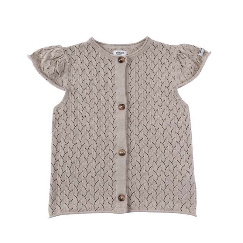 June Vest | Lavender Brown