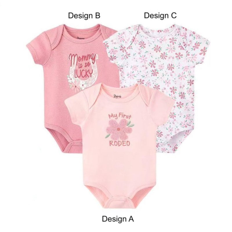 Short Sleeve Bodysuit 0/3M-6/9M A4031180196
