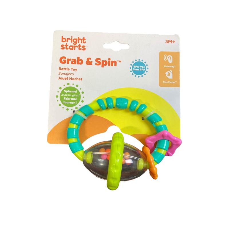 Bright Starts Grab & Spin Rattle