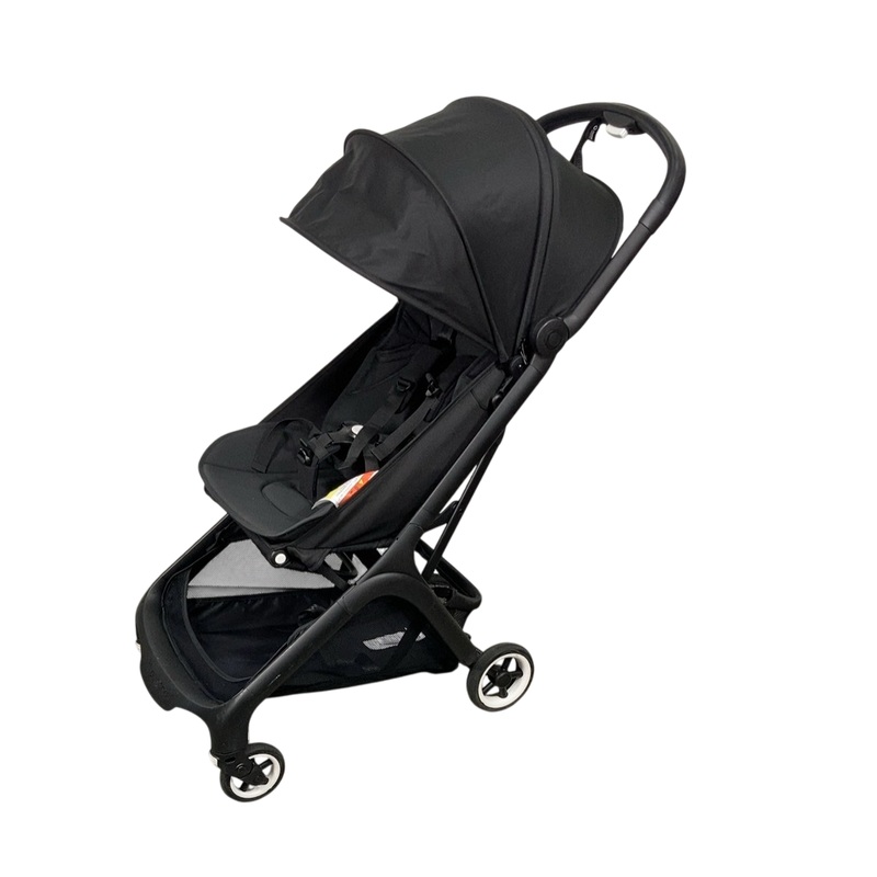 Bugaboo Butterfly Stroller, 2024, Black, Midnight Black, Midnight Black