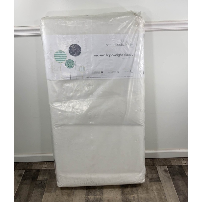 Naturepedic Organic Lightweight Classic Crib 2-Stage Natural Mattress