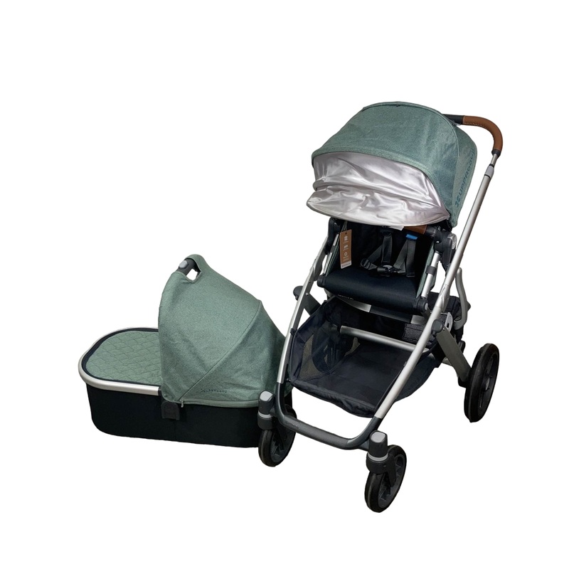 UPPAbaby VISTA Stroller, Emmett (Green Melange), 2019