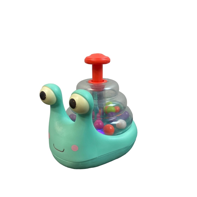 B. toys Escar-Glooooow Spinning Snail Popper