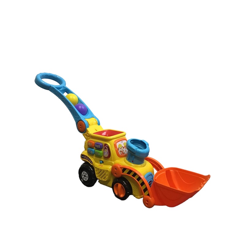 VTech Pop-A-Balls Push And Pop Bulldozer