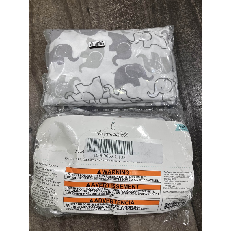 The Peanut Shell Fitted Pack And Play Sheets 2 Pack