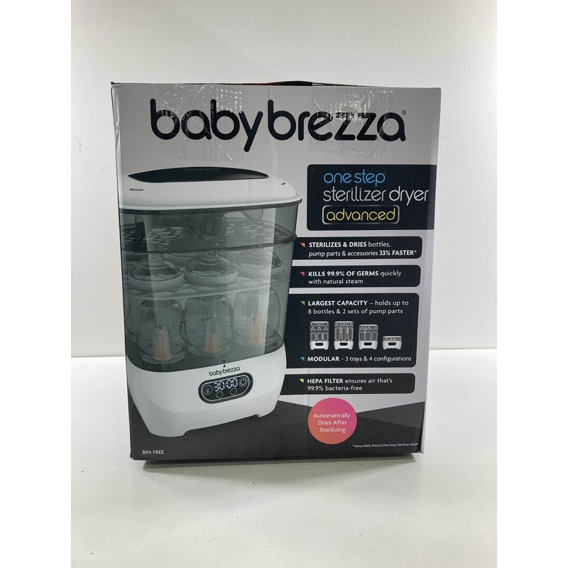 Baby Brezza Sterilizer and Dryer Advanced, White