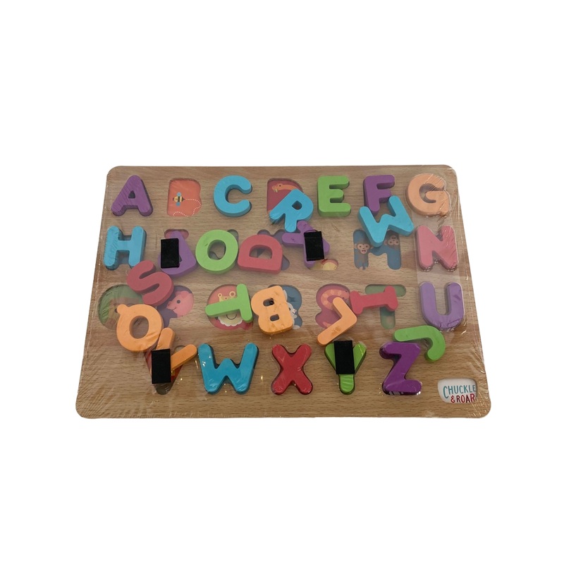 Chuckle And Roar ABC’s Wood Puzzle Set