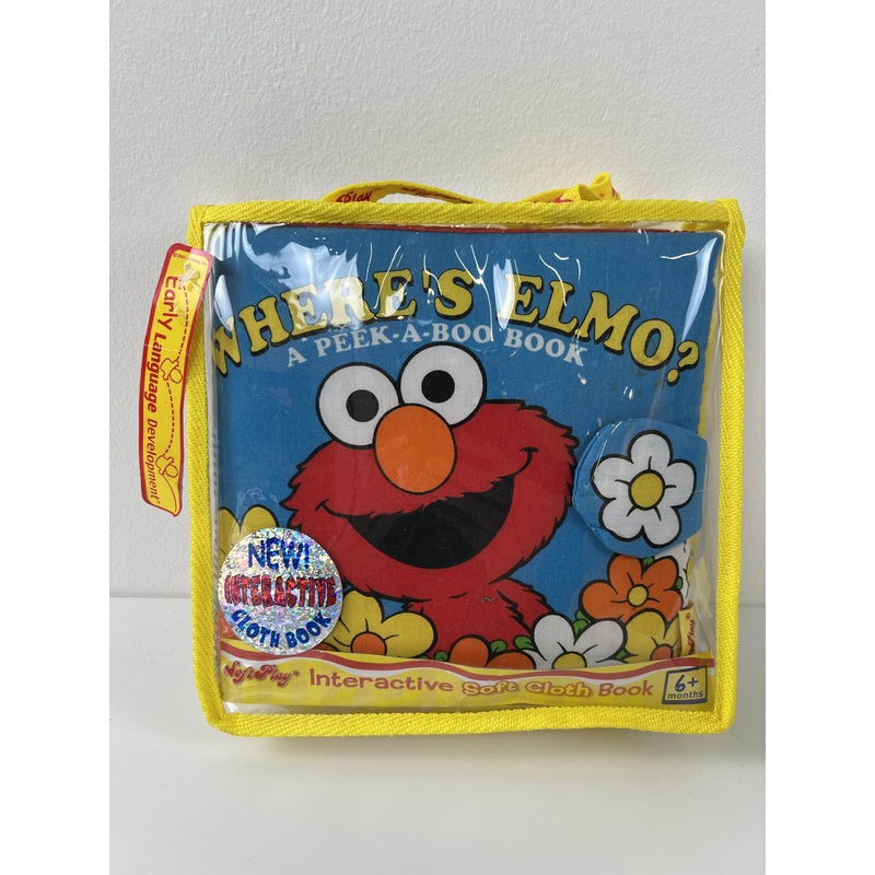 Soft Play Where’s Elmo?: A Peek-a-Boo Book