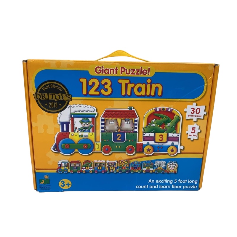 The Learning Journey Giant Puzzle, 123 Train